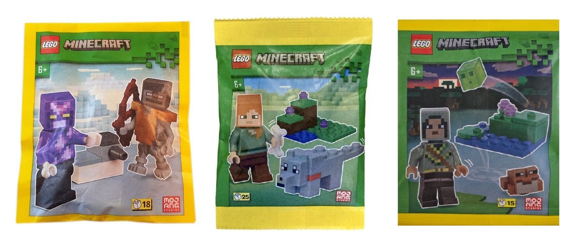 Klocki LEGO Minecraft- Zestaw 3 Polybag - MC31
