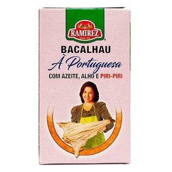 RAMIREZ BACALHAU A COM AZEITE, ALHO E PIRI-PIRI 120g – DORSZ PO PORTUGALSKU