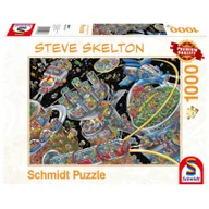 Puzzle - Schmidt Puzzle PQ 1000 Steve Skleleton Kosmiczna kolonia - - miniaturka - grafika 1
