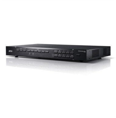 Przełącznik matrycowy ATEN VP2730 7 x 3 z funkcją skalowania, przesyłania strumieniowego, mikserem audio i HDBaseT 14.01.7052
