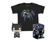 Figurki dla dzieci - Funko Pocket POP! & Tee: DC - Batman - for Children and Kids - Large - (L) - DC Comics - T-Shirt - Clothes With Collectable Vinyl Minifigure - Gift .. - miniaturka - grafika 1