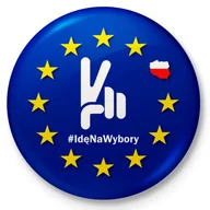 Magnesy - Button magnes na lodówkę Idę na wybory Unia Europejska - miniaturka - grafika 1