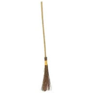 Dodatki do strojów karnawałowych - Smiffys smiffys, unisex szczotka do świec zapachowych Wiedźma, 101 cm długości, One Size, brązowy, 9364 - miniaturka - grafika 1