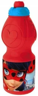 Bidon Stor Miraculous Biedronka i Czarny Kot 400 ml Dziecięcy - Zestawy naczyń dla dzieci - miniaturka - grafika 1