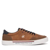 Trampki męskie - Tenisówki Beverly Hills Polo Club V5-6248 Brązowy - miniaturka - grafika 1