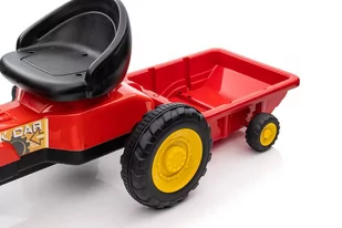 Traktor Na Pedały G206 Czerwony - Pojazdy elektryczne dla dzieci - miniaturka - grafika 7
