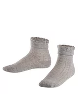 Skarpetki damskie - FALKE Skarpety Romantic Net bawełniane dziecięce biało-niebieskie wiele innych kolorów wzmocnione skarpety dziecięce ze wzorem, przepuszczające powietrze, cienkie i jednokolorowe, z haftem, 1 para - miniaturka - grafika 1