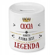 Skarbonki - Skarbonka Dla Cioci na Urodziny Imieniny Prezent z Nadrukiem ze Zdjęciem - miniaturka - grafika 1