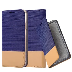 Cadorabo etui ochronne na Apple iPhone 13 w kolorze niebieskim etui na telefon komórkowy pokrowiec na książkę - Etui i futerały do telefonów - miniaturka - grafika 1
