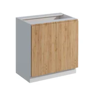 Szafki kuchenne - Szafka kuchenna stojąca Aspen II 80 cm kolor dąb craft - miniaturka - grafika 1