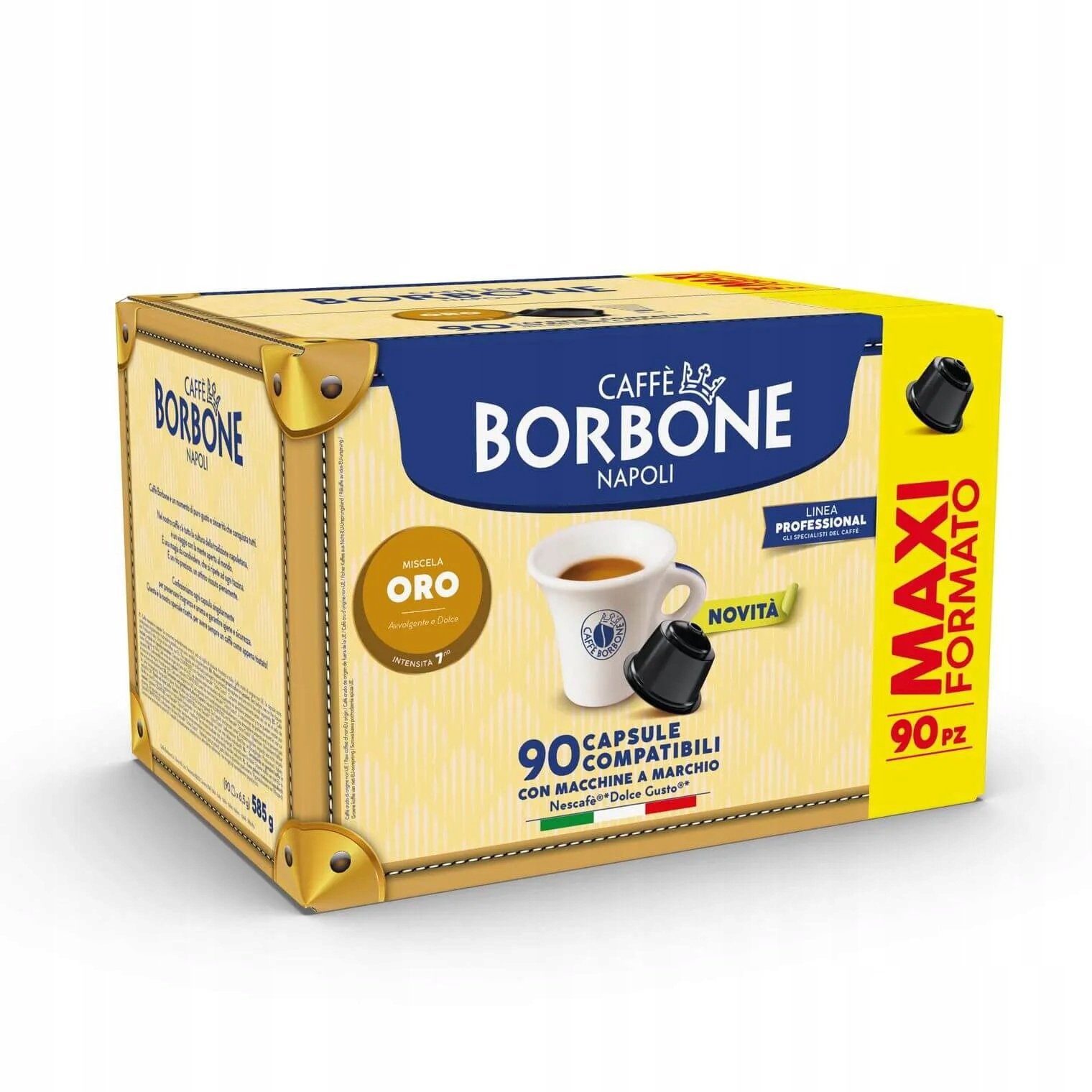 90 Kapsułek Caffè Borbone Dolce Gusto Mieszanka Złota