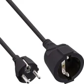 Kable - Kabel zasilający InLine InLine® Power Extension Cable Type F black 15m - miniaturka - grafika 1