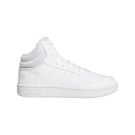 Półbuty damskie - Damskie Buty ADIDAS HOOPS 3.0 MID GW5457 – Biały - miniaturka - grafika 1