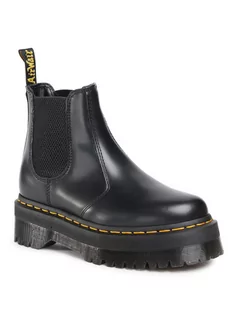 Sztyblety damskie - Dr. Martens Sztyblety 2976 Quad 24687001 Czarny - grafika 1