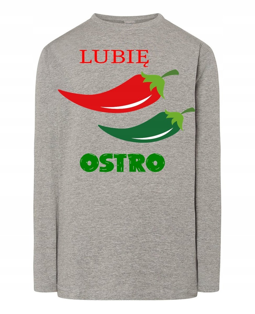 Longsleeve Śmieszny Lubię Ostro r.3XL