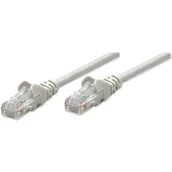 Patchcordy - Intellinet Network Solutions RJ45, snagless, kat. 5e UTP 1m szary 318921 - miniaturka - grafika 1