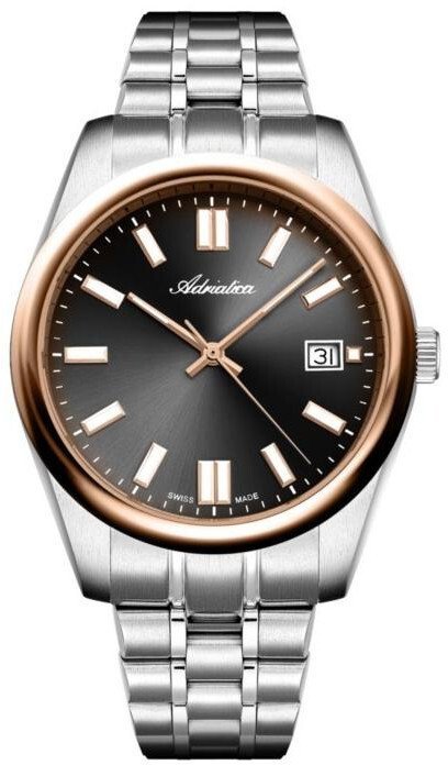 Zegarek męski Adriatica A1298.R1R6Q srebrny