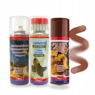 Środki do obuwia i ubrań - Pianka ze Szczotką Renowator Brązowy do Zamszu i Impregnat Palc Zestaw 3w1 - miniaturka - grafika 1