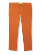 Spodnie męskie - United Colors of Benetton Spodnie męskie, Ginger 37d Orange, 42 - miniaturka - grafika 1