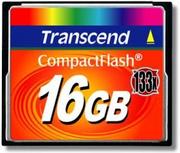 Karty pamięci - TRANSCEND TS16GCF133 Transcend karta pamięci Compact Flash 16GB High Speed 133x - miniaturka - grafika 1