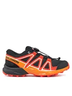 Buty trekkingowe dziecięce - Salomon Trekkingi Speedcross L47724500 Czarny - miniaturka - grafika 1