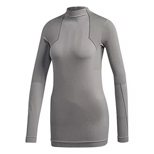 Adidas Damska bluza Knit, Metgry/Grefiv, M - Bluzy damskie - miniaturka - grafika 1