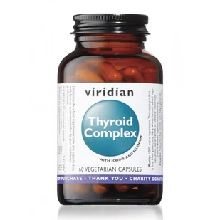 Viridian Thyroid Complex 60 kaps - Witaminy i minerały Viridian Thyroid Complex 60 kaps - Witaminy i minerały - miniaturka - grafika 1