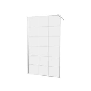 Kabina prysznicowa 100 x 200 Walk-in Frame White Wellneo - Kabiny prysznicowe - miniaturka - grafika 1
