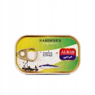 Konserwy i dania rybne - SARDYNKI W OLEJU ŁAGODNE Z MAROKO 125g Al-Raii - miniaturka - grafika 1