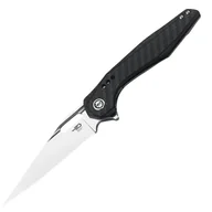 Noże - Nóż składany Bestech Malware Grey Titanium/Carbon Fiber, Stonewashed/Satin CPM S35VN by Todd Knife and Tool (BT1902C) - miniaturka - grafika 1
