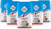 Cukier i słodziki - Polski Cukier Polski Cukier Cukier biały 1 kg x 5 sztuk - miniaturka - grafika 1