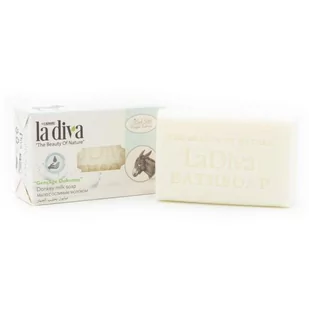 LA DIVA MYDŁO W KOSTCE OŚLE MLEKO 100 g - LA DIVA BP-8699266391469 - Mydła - miniaturka - grafika 1