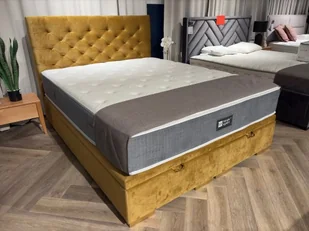 Łóżko LAZIO EXTRA 160x200 z pojemnikiem z ekspozycji Salonu Józefów - Dom i wnętrze OUTLET - miniaturka - grafika 1