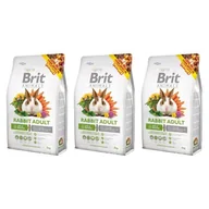 Karma dla gryzoni - Karma dla gryzoni BRIT Rabbit Adult Complete 3 x 3 kg - miniaturka - grafika 1
