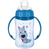 Kubki dla dzieci - Canpol babies Cute Animals, Kubek treningowy z silikonowym ustnikiem, Piesek - miniaturka - grafika 1