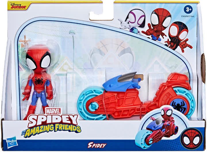 Hasbro Marvel Spidey i jego przyjaciele - Spidey z motocyklem