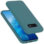 Etui i futerały do telefonów - Pokrowiec Do Samsung Galaxy S10e Etui w LIQUID ZIELONY TPU Silikon Case Cover Obudowa Ochronny Cadorabo - miniaturka - grafika 1