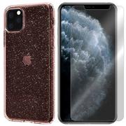 Etui i futerały do telefonów - Etui Iphone 11 Pro Spigen Liquid Crystal + Szkło - miniaturka - grafika 1