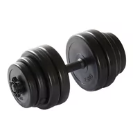 Hantle i ciężarki - Regulowalny hantel - Winyl - 15 kg - miniaturka - grafika 1