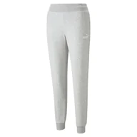 Spodnie damskie - Damskie Spodnie PUMA ESS ELEVATED PANTS 67378904 – Szary - miniaturka - grafika 1