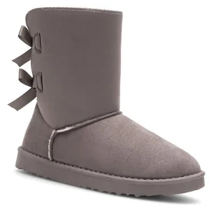 Buty DeeZee CORY WSL19150-21 Szary - Botki damskie - miniaturka - grafika 1