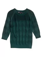 Swetry damskie - G-STAR RAW Damski sweter Pointelle 1 Sl Knit, Zielony (Laub B754-4287), L - miniaturka - grafika 1