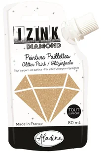 Aladine Farba brokatowa Pastelowo Złota 80 ml Ala80834 - Przybory szkolne - miniaturka - grafika 2