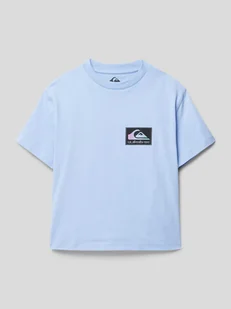 T-shirt z nadrukiem z logo - Koszulki dla chłopców - miniaturka - grafika 1