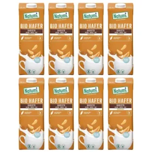 Natumi Napój owsiany barista bez cukru zestaw 8 x 1 l Bio - Napoje roślinne - miniaturka - grafika 1