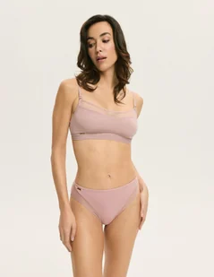 Biustonosz do karmienia Blissy Esotiq brudny róż S - Biustonosze - miniaturka - grafika 1