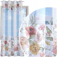 Firany - FIRANA GOTOWA 140x250 WOAL BARWIONA WZÓR PRZELOTKI 124 - miniaturka - grafika 1