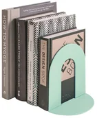Dekoracje domu - IF Book End podpórka pod książki miętowa - miniaturka - grafika 1