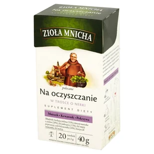 Bio-Active Big-Active Zioła Mnicha Na oczyszczanie Suplement diety Herbatka ziołowa 40 g (20 torebek) - Herbata - miniaturka - grafika 1