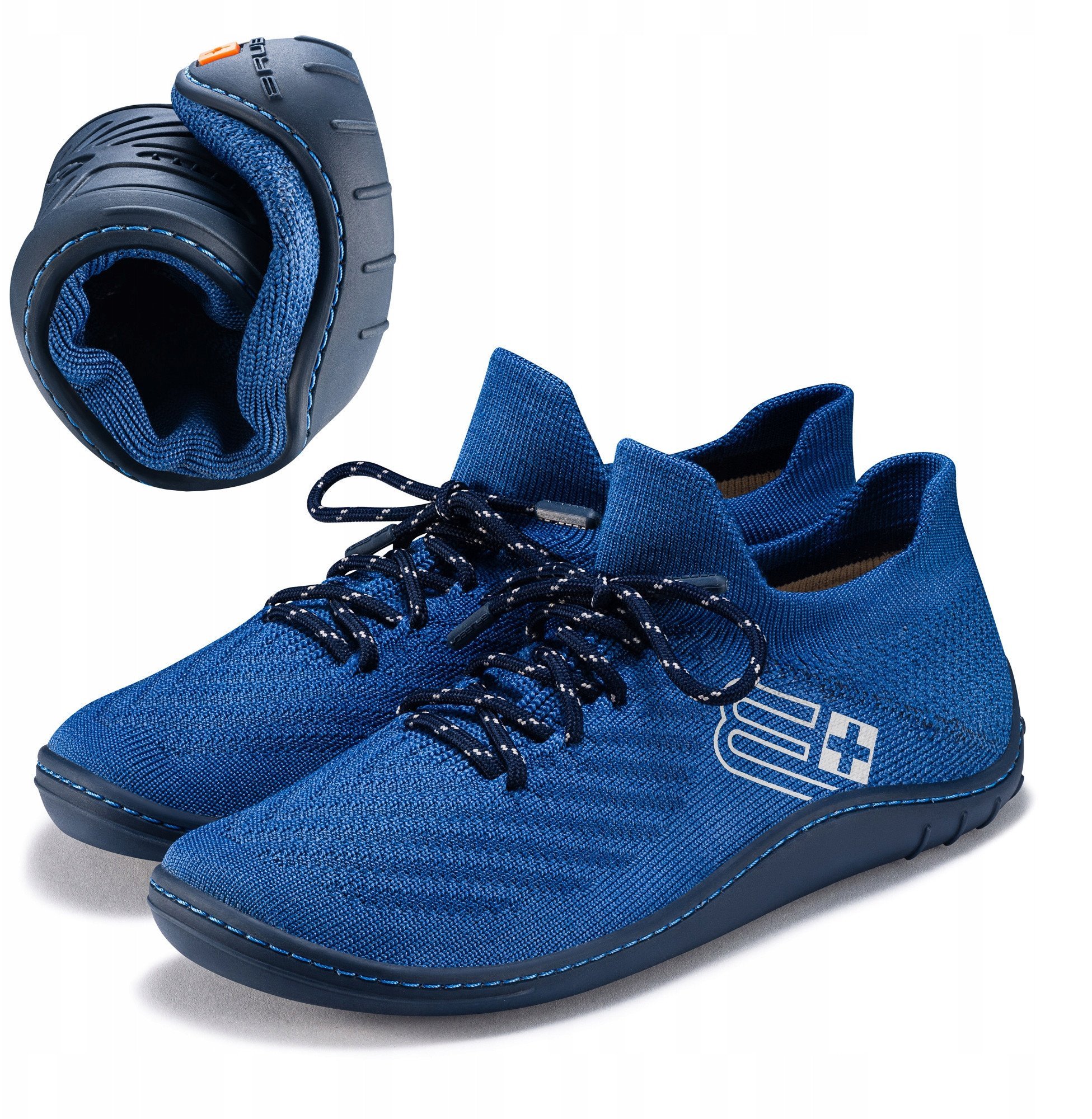 SH5010W Buty damskie BAREFOOT MERINO niebieski/granatowy 40